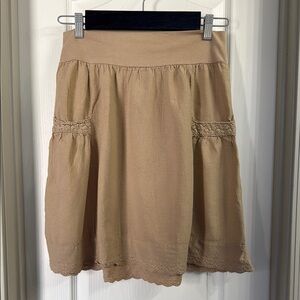 Mimi Chica Tan Skirt Size S